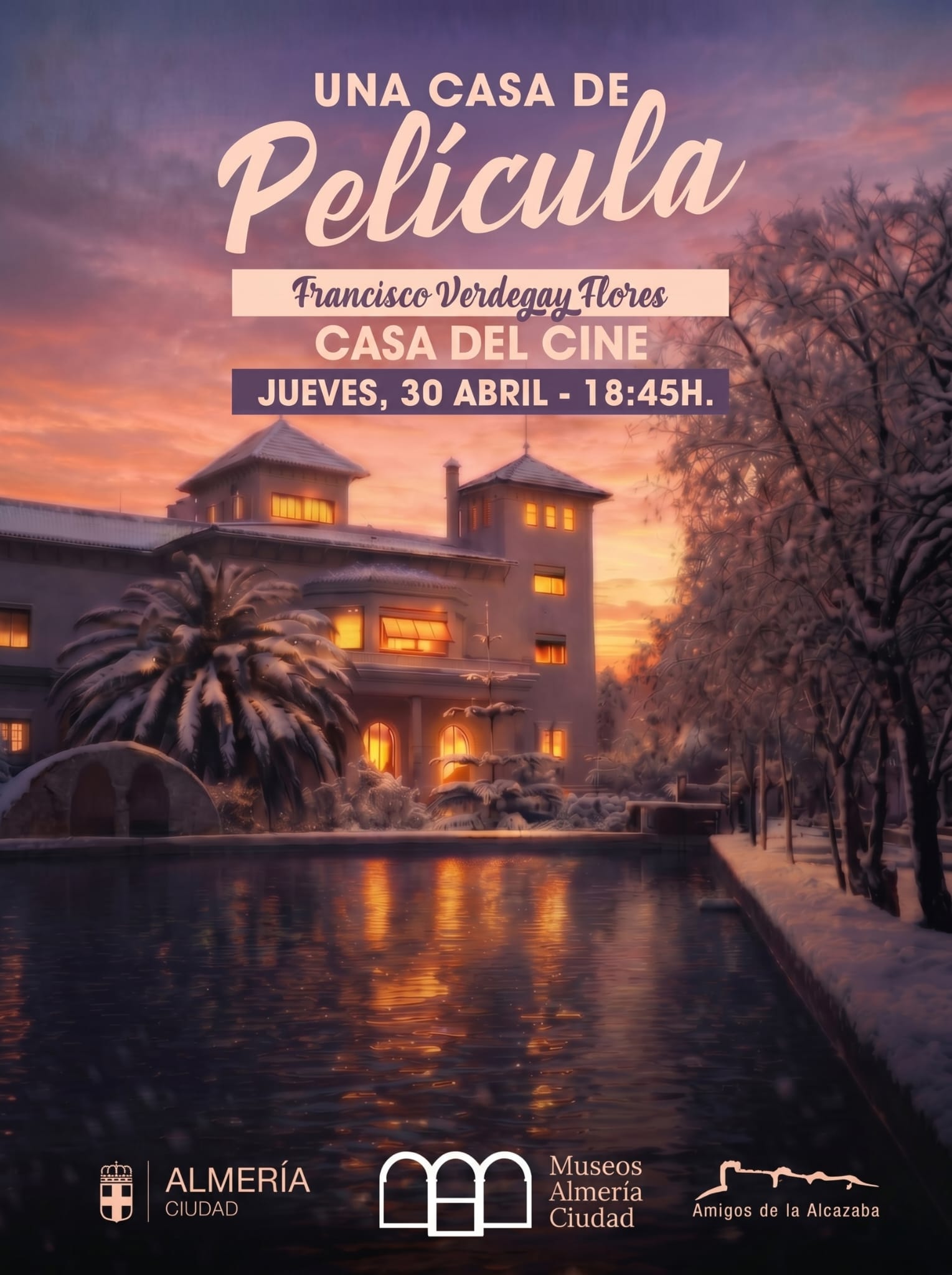 Cartel: Francisco Verdegay cuenta la memoria de la Casa del Cine