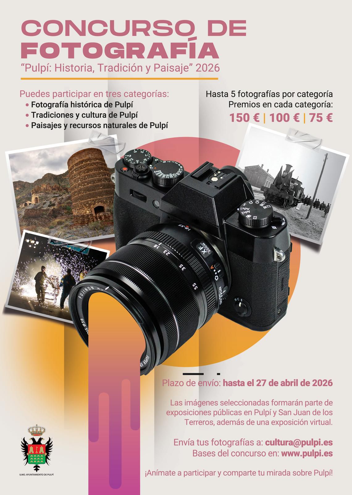 Cartel: Pulpí convoca un concurso para fotografiar su memoria y paisaje