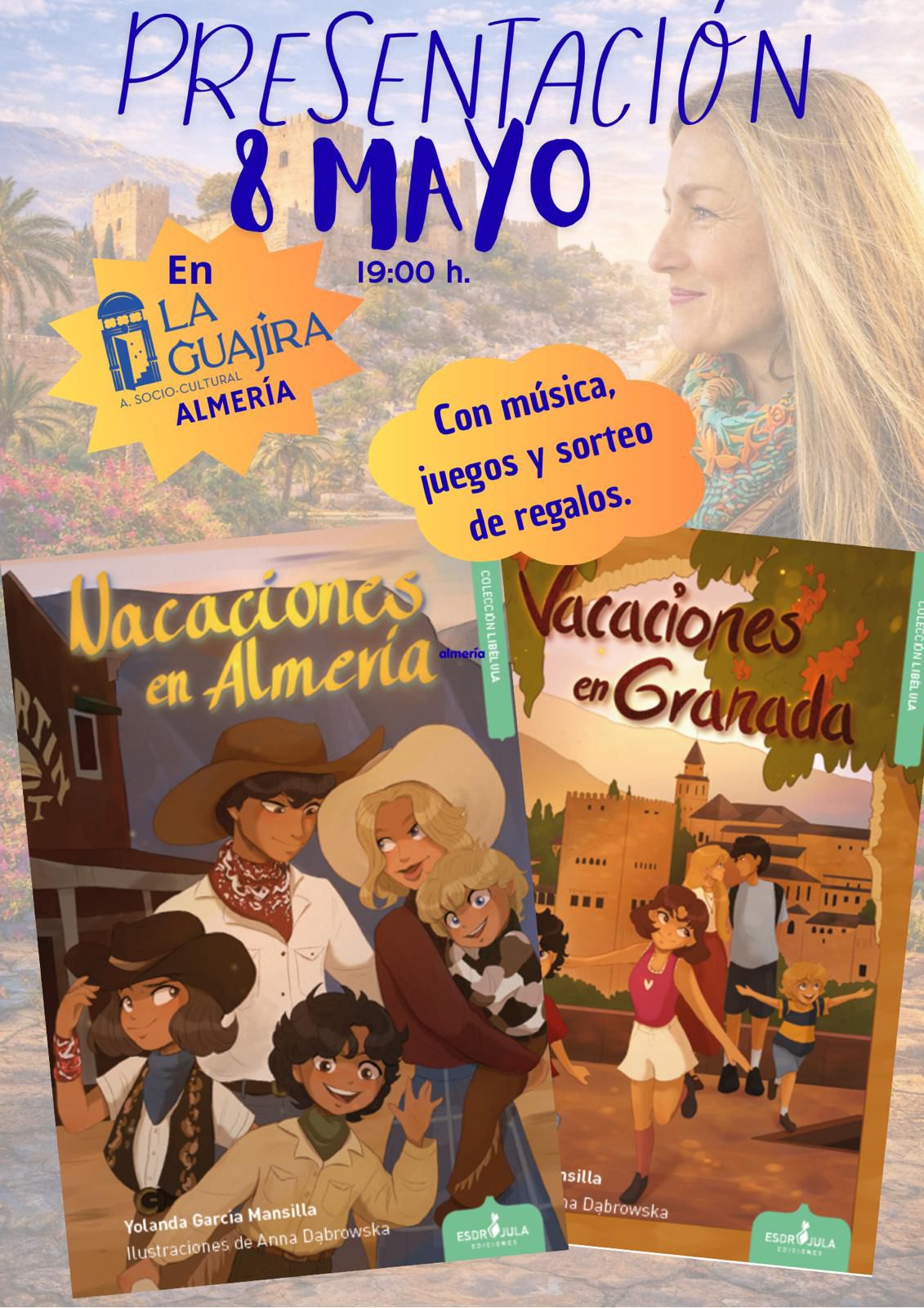 Cartel: Yolanda García Mansilla presenta sus cuentos-guía en La Guajira