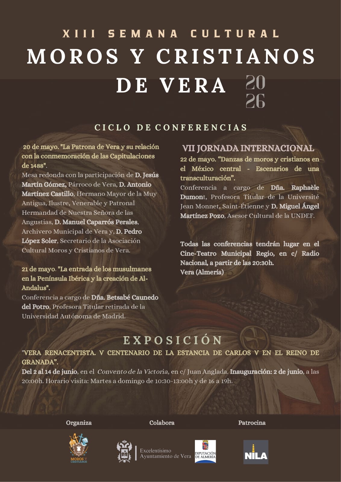 Cartel: Vera dedica su Semana Cultural a Moros y Cristianos