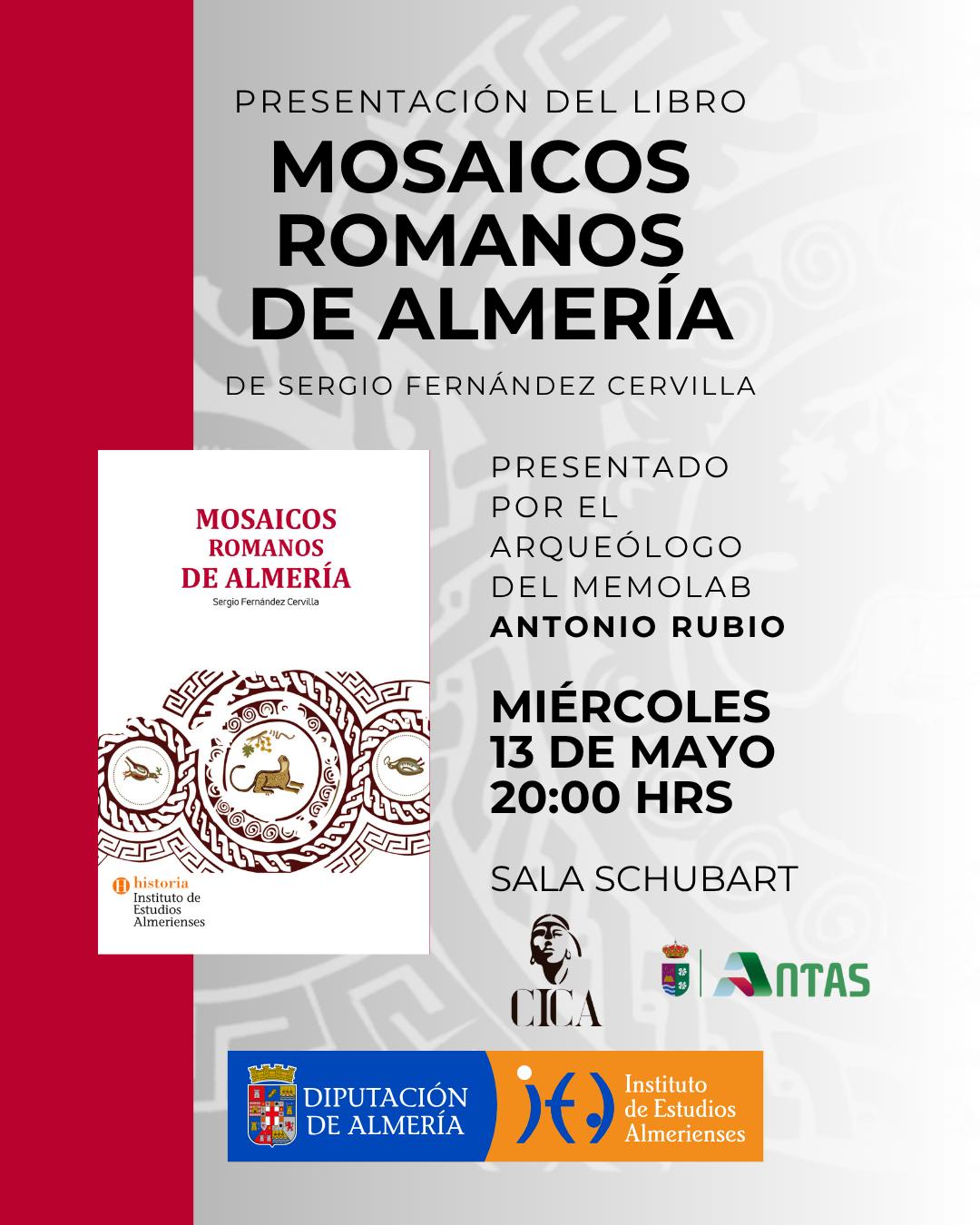 Cartel: Almería presenta un libro sobre sus mosaicos romanos