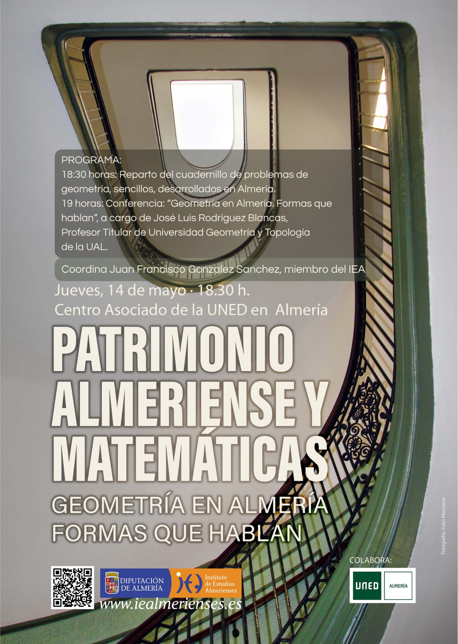 Cartel: Jose Luis Rodriguez Blancas lee la geometria del patrimonio almeriense