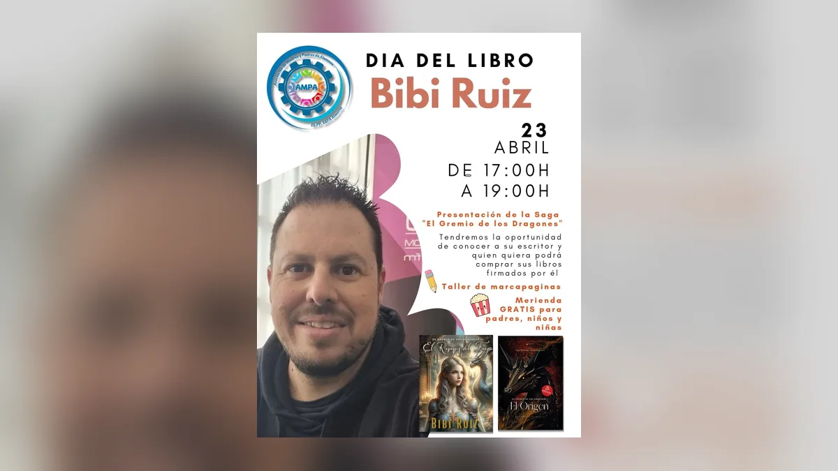 Imagen destacada: Bibi Ruiz presenta en SAFA Almería la saga ‘El Gremio de los Dragones’