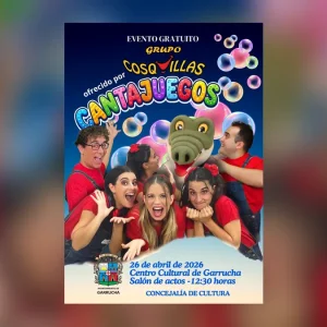 Imagen destacada: Garrucha programa Cantujuegos para el público infantil