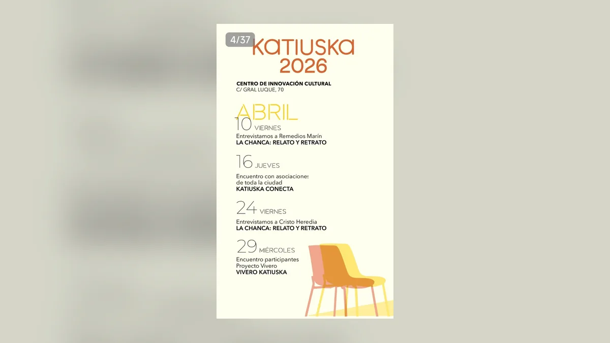 Imagen destacada: Katiuska reúne entrevistas y encuentros culturales en La Chanca