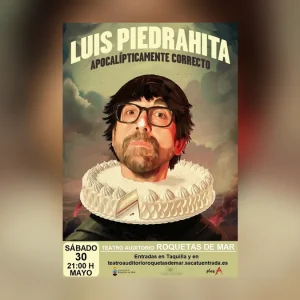 Luis Piedrahita lleva su humor al Teatro Auditorio de Roquetas