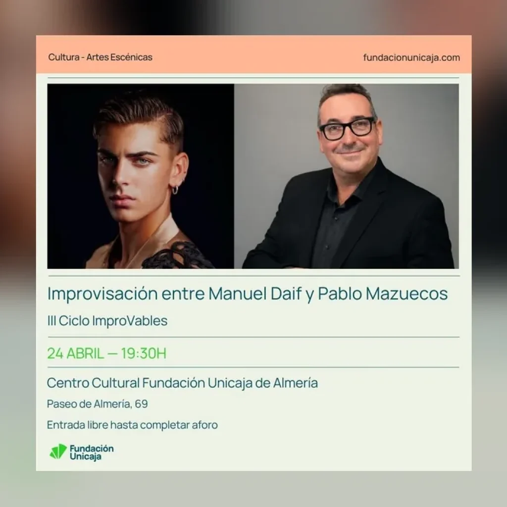Imagen destacada: Manuel Daif y Pablo Mazuecos abren ImproVables en Fundación Unicaja