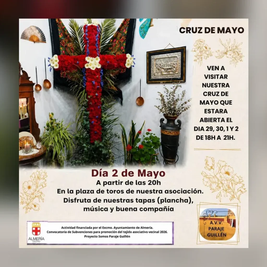 Imagen destacada: Paraje Guillén celebra una Cruz de Mayo con tapas y música