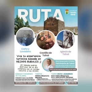 Imagen destacada: Tahal interpreta su patrimonio con una ruta desde el castillo