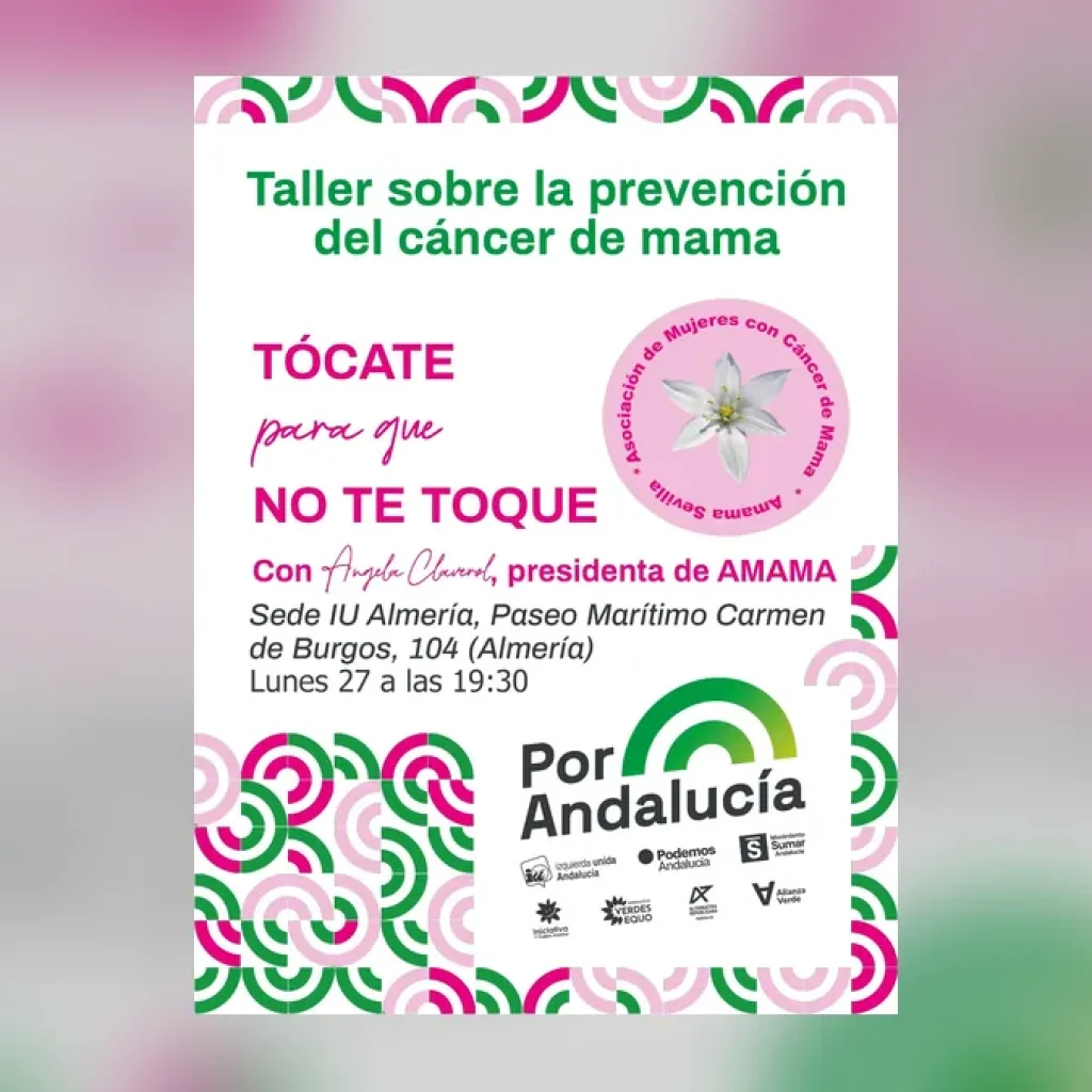 Imagen destacada: Almería acoge un taller sobre prevención del cáncer de mama en la capital