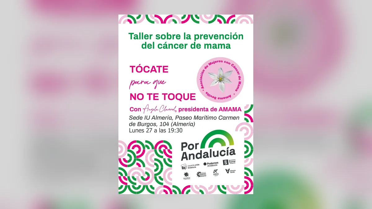 Imagen destacada: Almería acoge un taller sobre prevención del cáncer de mama en la capital