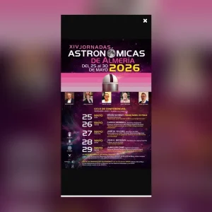Imagen destacada: Las XIV Jornadas Astronómicas de Almería unen conferencias y observación del cielo