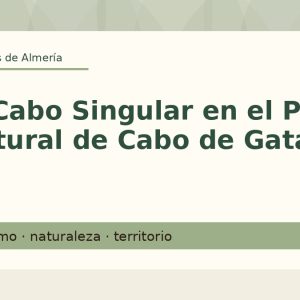 El Cabo Singular en el Parque Natural de Cabo de Gata