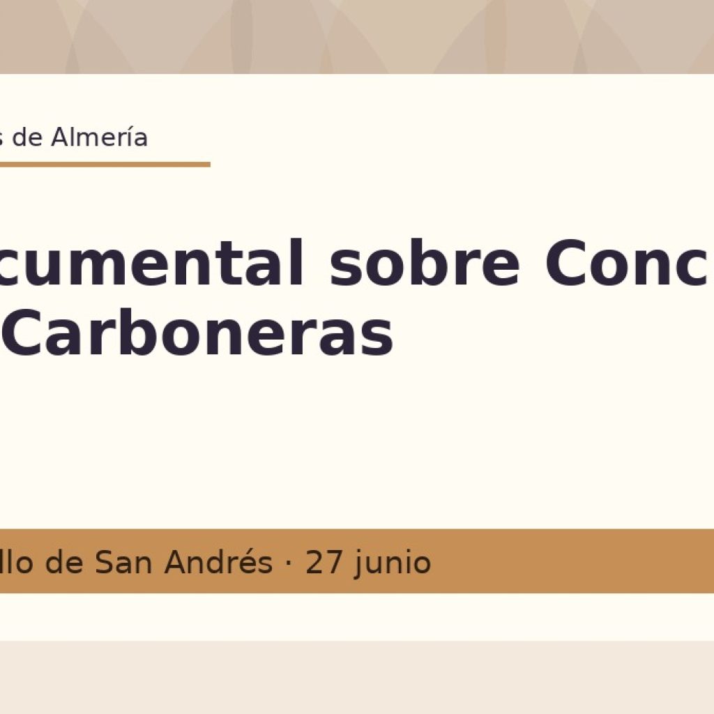 Documental sobre Concha Robles en Carboneras