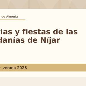 Ferias y fiestas de las pedanías de Níjar