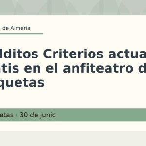 Malditos Criterios actuará gratis en el anfiteatro de Roquetas